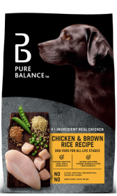 Pure Balance Chicken & Brown Rice Recipe Dry Dog Food, 30 lbs