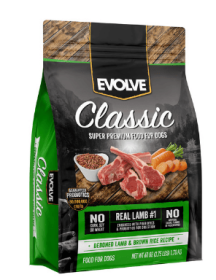 EVOLVE Classic Lamb & Brown Rice, Dog Food 3.75lb