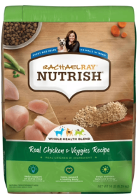 Rachael Ray Nutrish Real Chicken & Veggies Recipe Dry Dog Food, 14 lb. Bag