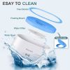 Dog Water Bowl No Spill 2L/70oz Spill Proof Dog Water Bowl Slow Water Feeder for Dogs No Splash Pet Water Bowl Dispenser for Messy Drinkers Vehicle Tr