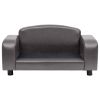 Dog Sofa Gray 31.5"x19.7"x15.7" Faux Leather