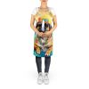 Cane Corso Hippie Dawg Apron Cooking Kitchen Server Baking Crafts Gardening for Adult Women Men, Unisex, Large, Multicolor