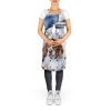 American English Coonhound The Chef Apron Cooking Kitchen Server Baking Crafts Gardening for Adult Women Men, Unisex, Large, Multicolor