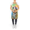 Collie Hippie Dawg Apron Cooking Kitchen Server Baking Crafts Gardening for Adult Women Men, Unisex, Large, Multicolor
