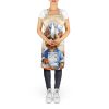 Silky Terrier The Chef Apron Cooking Kitchen Server Baking Crafts Gardening for Adult Women Men, Unisex, Large, Multicolor