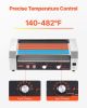 Electric 12 Hot Dog 5 Roller Commercial Sausage Grill Cooker Machine 750W