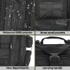 Military Tactical Backpacks Molle System Black Color multi-compartment and zippered closure pocket