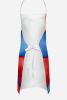 Pomeranian Patriotic American Apron Cooking Kitchen Server Baking Crafts Gardening for Adult Women Men, Unisex, Large, Multicolor