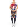 Manchester Terrier Patriotic American Apron Cooking Kitchen Server Baking Crafts Gardening for Adult Women Men, Unisex, Large, Multicolor