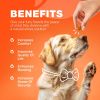 Glucosamine for Dogs Hemp Hip and Joint Supplement for Dogs Glucosamine Chondroitin Chews with MSM Turmeric Collagen for Mobility Bone Skin and Coat H