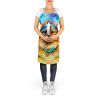Hippie Dawg Apron Cooking Kitchen Server Baking Crafts Gardening for Adult Women Men, Unisex, Large, Multicolor