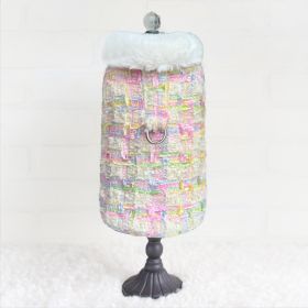 Annabella Dog Coat (Color Option: Masquerade, size: S)