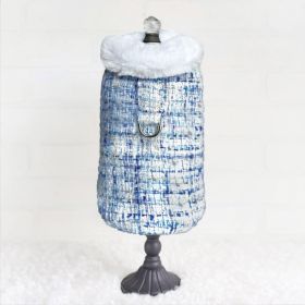 Annabella Dog Coat (Color Option: Sky, size: S)