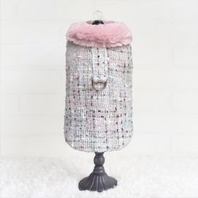 Annabella Dog Coat (Color Option: Whisper, size: S)