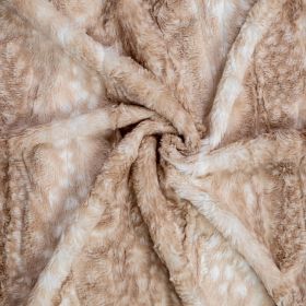 Cashmere Dpg Blankets (Color: Gold Fawn, size: Throw)