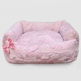 Dolce Vita Dog Bed Collection (Bow Option: No Bow, Color Option: Rosewater)