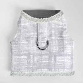 Gia Dog Harness (Color: Silver, size: XS)