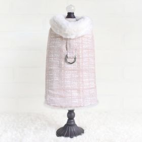 Gia Dog Coat (Color Option: Ice Pink, size: S)