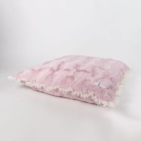 Luxe Dog Bed Collection (Color Option: Blush, size: S)