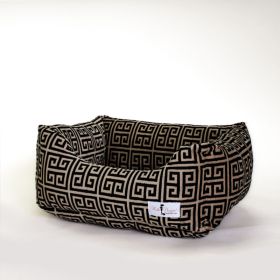 Obsidian Dog Bed (Color: Black & Tan)
