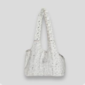 Pearl Leopard Dog Carrier (Color Option: White & Tan)