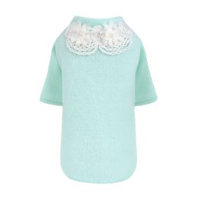 Sweet Magnolia Dog Sweater (Color: Mint, size: XXS)