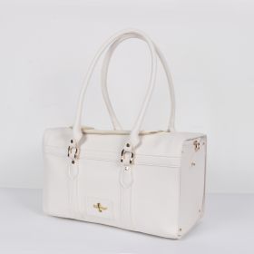 The Grand Voyager Dog Carrier (Color Option: Cream)