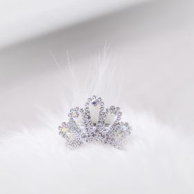 Crystal Crown Bow (Color: Pink)