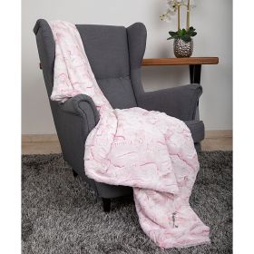Whisper Dog Blanket (Color: Fuchsia, size: SM)