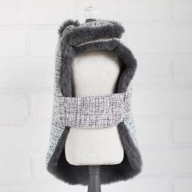 Zha Zha Dog Coat (Color Option: Alloy, size: M)
