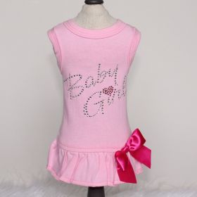 Baby Girl Dog Dress Collection (Color Option: Pink, size: XXS)