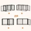 Dog Crate 47.2" Dog Kennel for Small Medium Dogs, Puppy Dog Playpen with Top, Pet Cage, Indoor, Black.47.2"L x 22"W x 24"H.