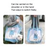 Handheld Breathable Canvas Cat Bag for Outdoor