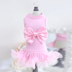 Ballerina Dog Dress Collection (Color Option: Pink, size: XS)