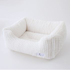Paris Dog Bed Collection (Color Option: Ivory)