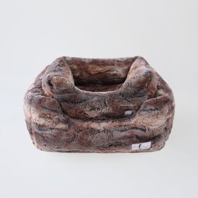 Deluxe Dog Bed Collection (Color Option: Red Fox, size: S)