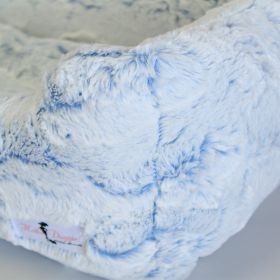 Whisper Dog Bed Collection (Color Option: Baby Blue, size: S)